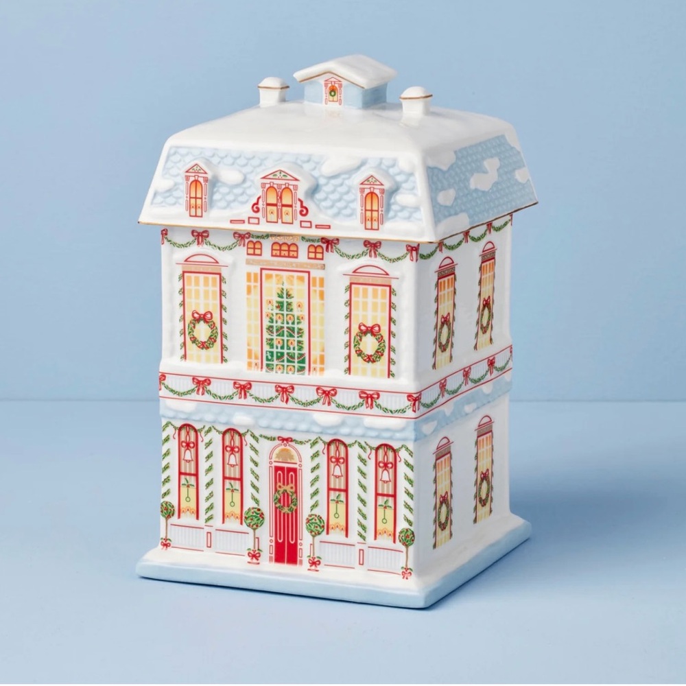 Lenox Spice Village Christmas Cookie Jar - NEW 2025.